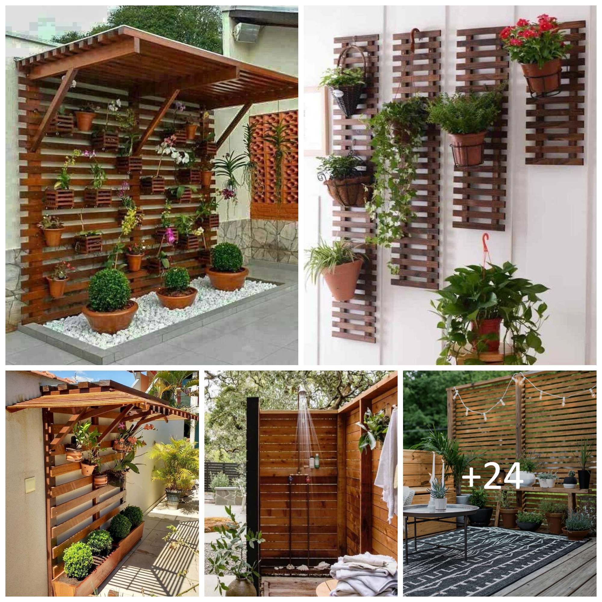 Landscaping Garden And Backyard Ideas With Pallets
