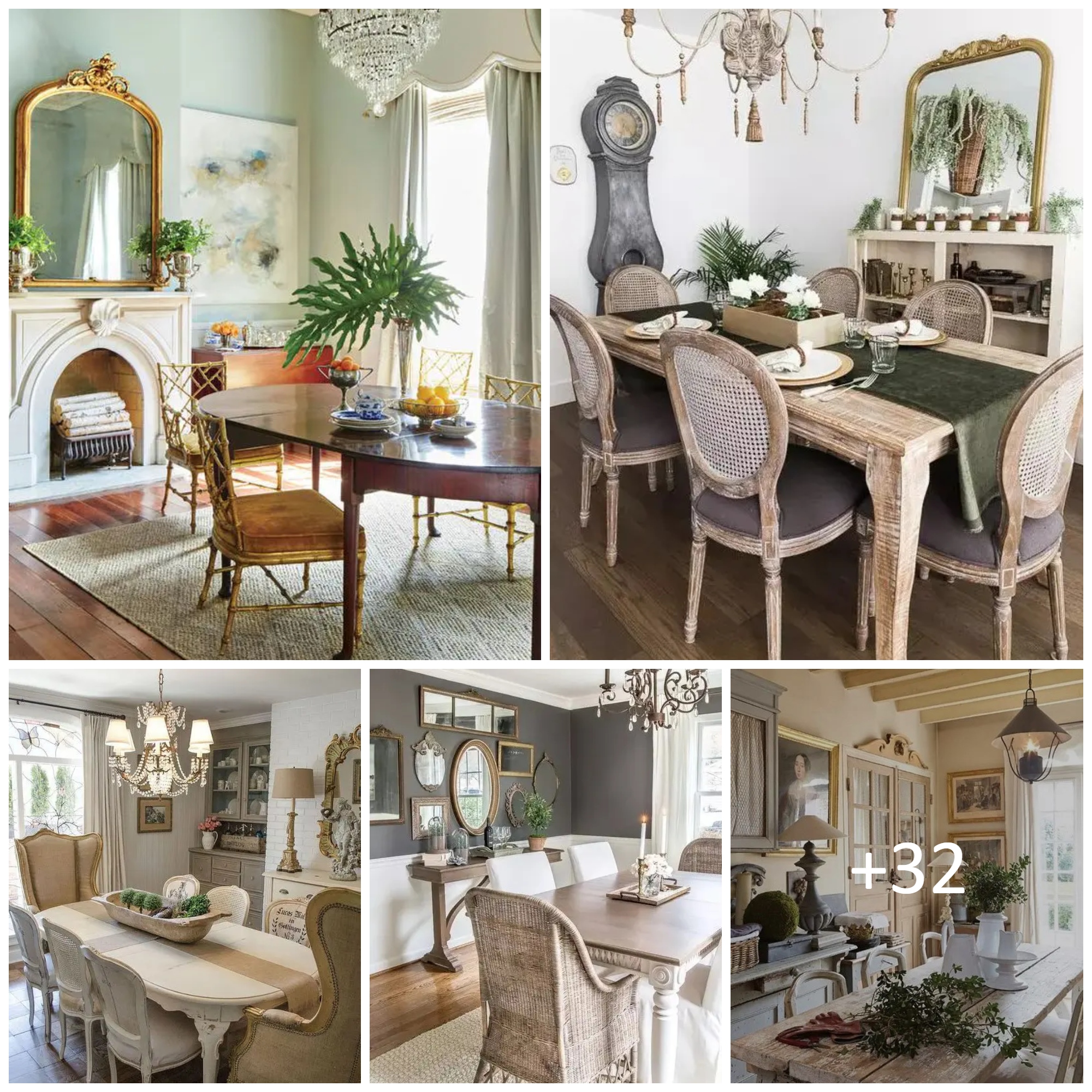 French Country Dining Rooms